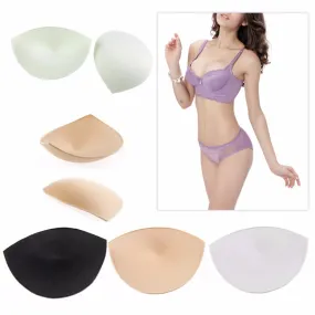 1 Pair Foam Top Push Up Bra Pads Insert Breast Enhancer for Bikini Pad SwimWear