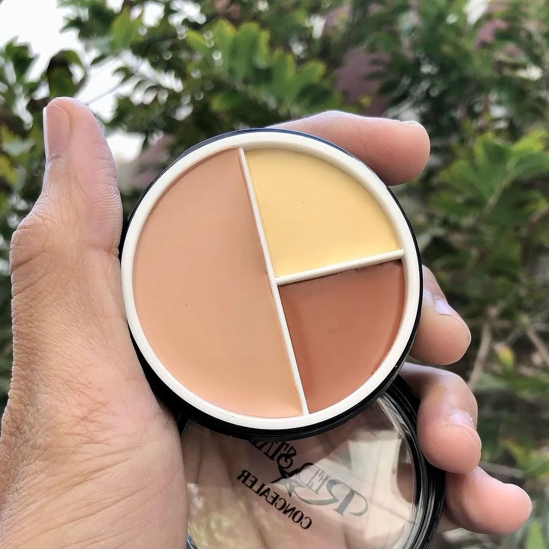 3 Color Red Star High Coverage Concealer Kit