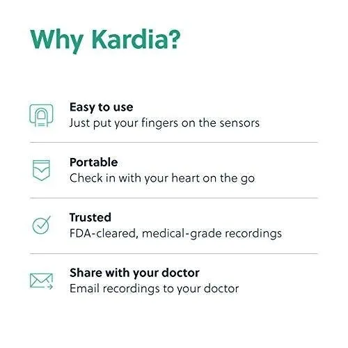 AliveCor KardiaMobile Personal EKG | FDA-Cleared | Detects AFib