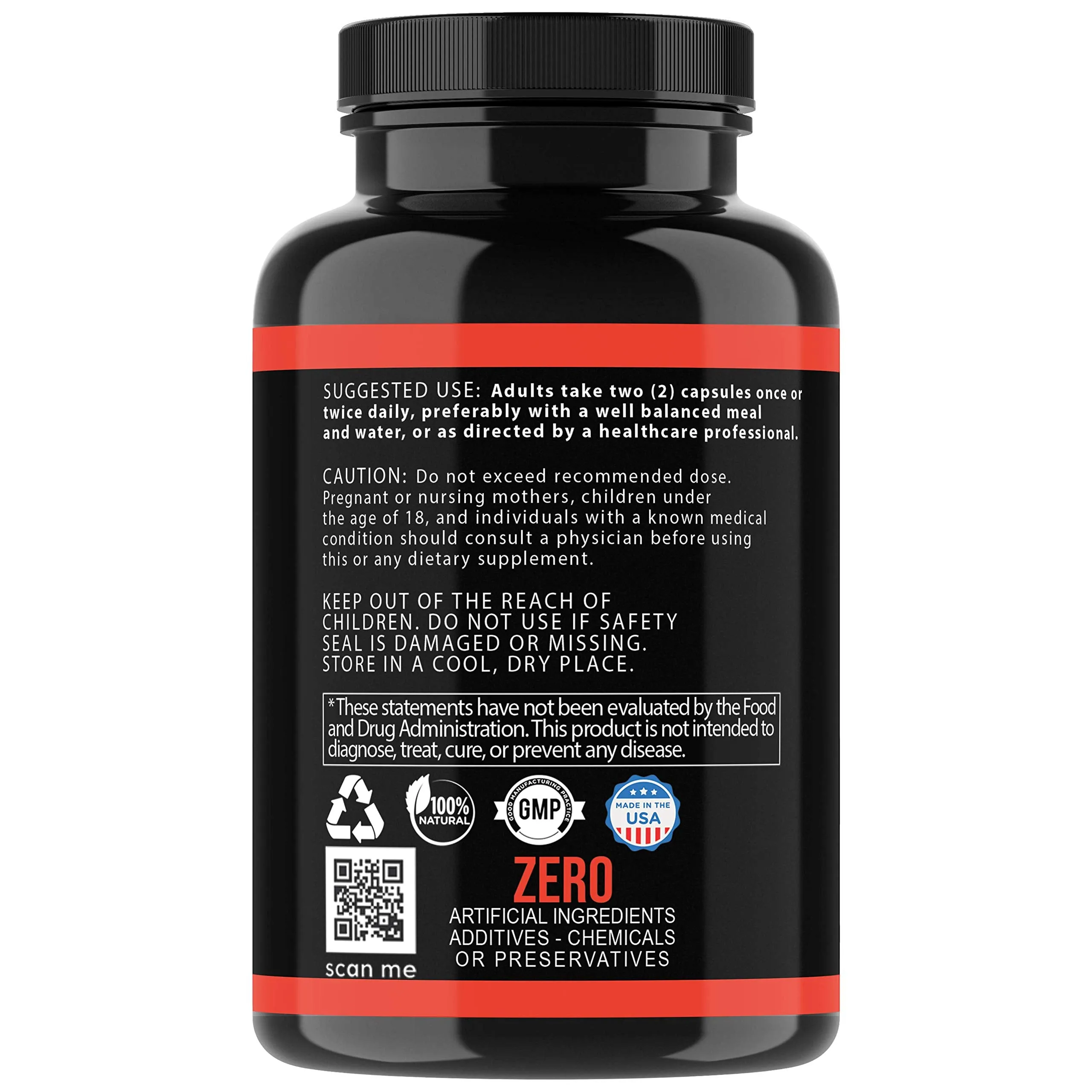 Angry Supplements Turmeric Curcumin & Ginger Maxx, 95% Curcuminoids with Black Pepper, Joint Support, Antioxidant, 1355mg Blend of Non-GMO Ingredients (2-Bottles) 30 Count (Pack of 2)