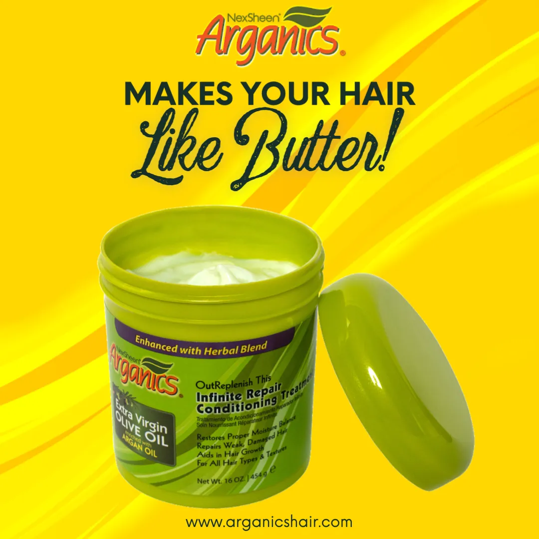 Arganics Extra Virgin Olive Oil Infinite Repair Conditioning Treatment 454g