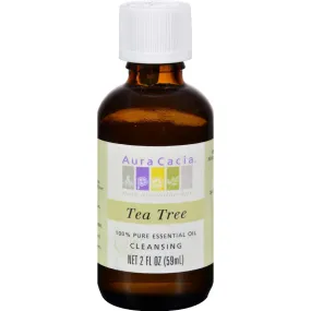 Aura Cacia 100% Pure Essential Oil Tea Tree Cleansing - 2 Oz