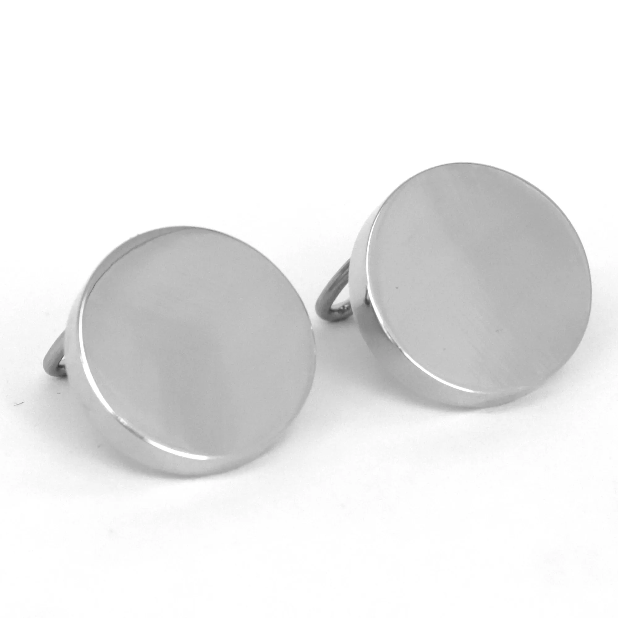Aurum  Button Plan Silver With Stands