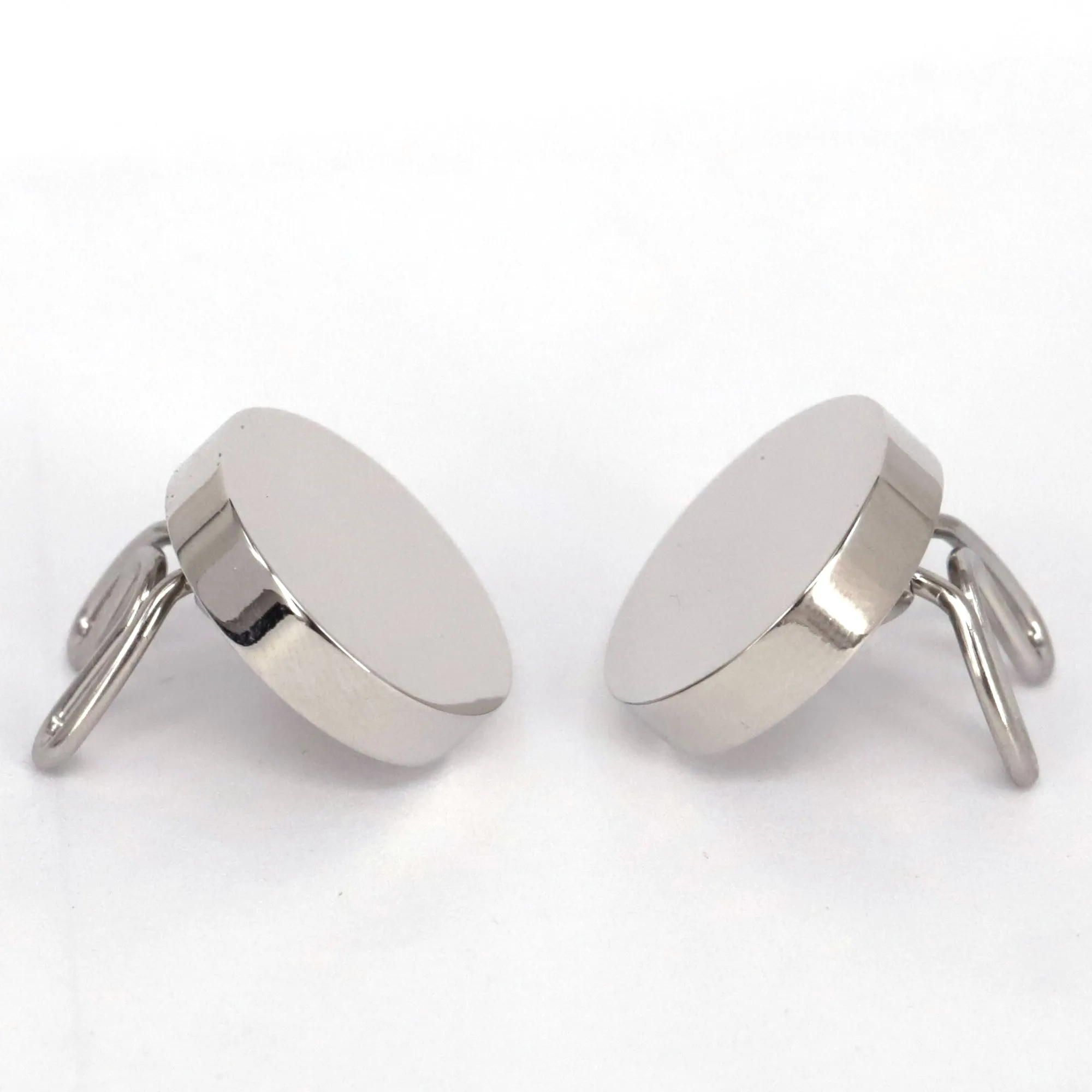 Aurum  Button Plan Silver With Stands