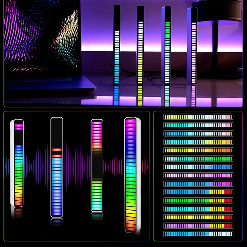 Auto Car Sound Control RGB Voice-Activated Music