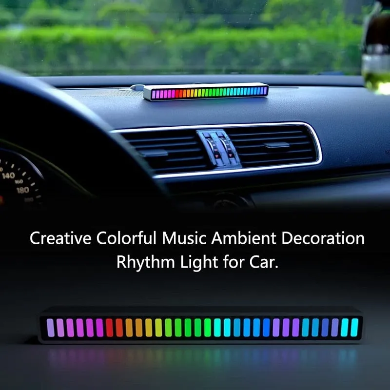 Auto Car Sound Control RGB Voice-Activated Music