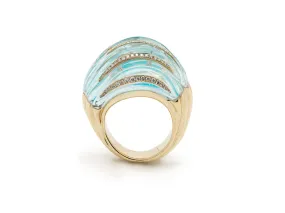 Billowing Wave Ring