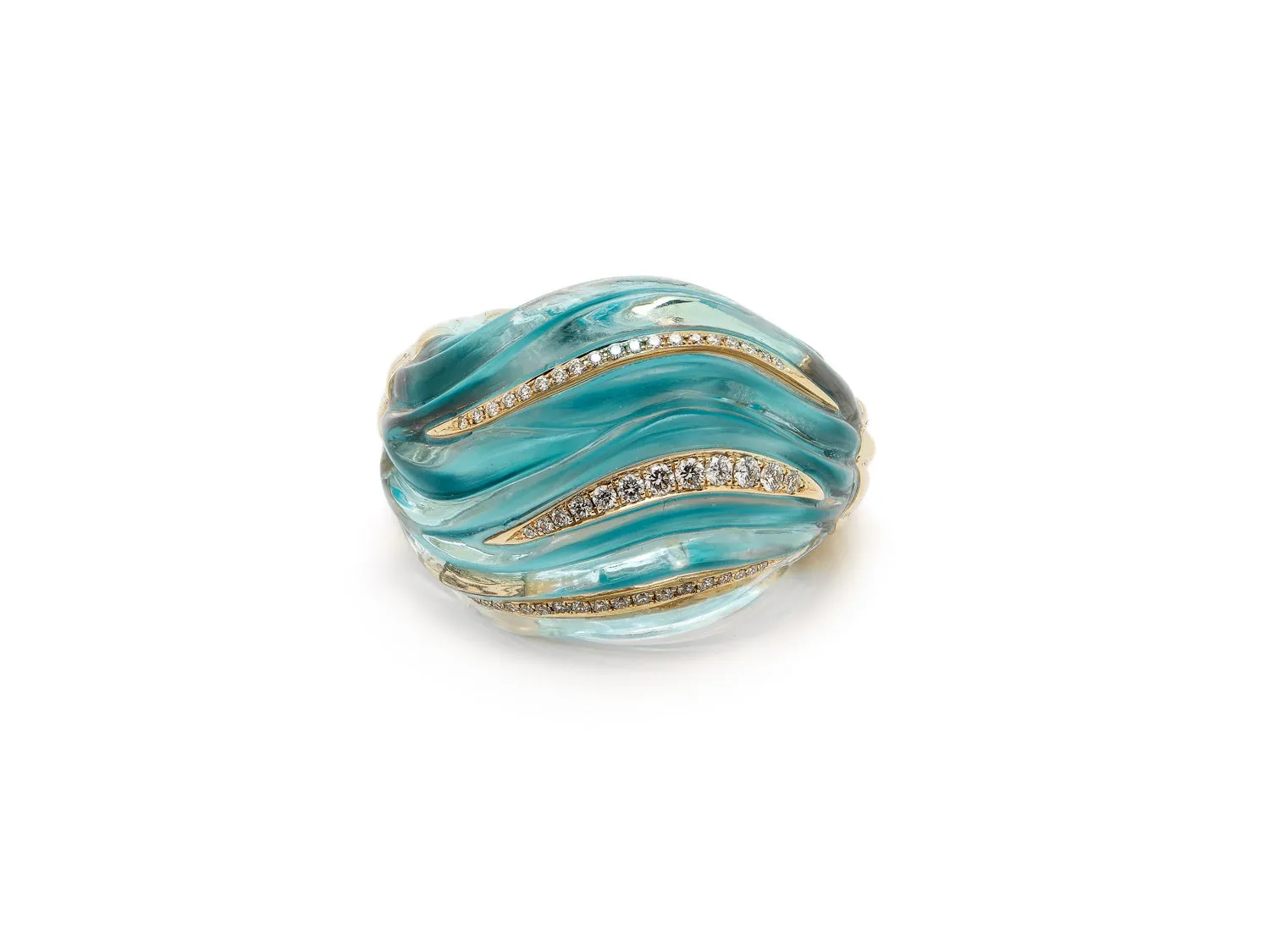Billowing Wave Ring
