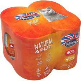 Butcher's Natural & Healthy Cat 4x400g