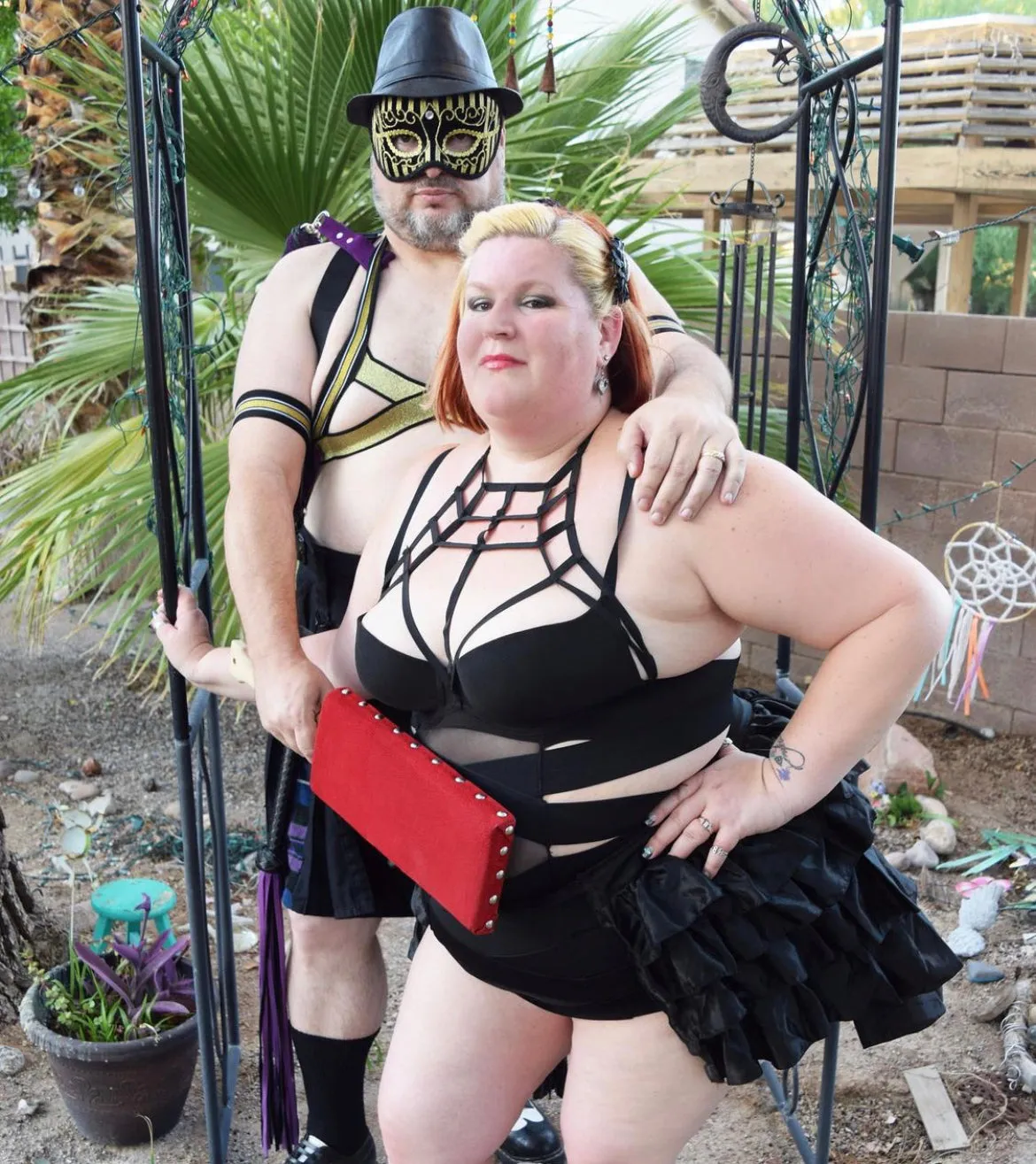 Cage Harness Bra Goth Fetish Lingerie