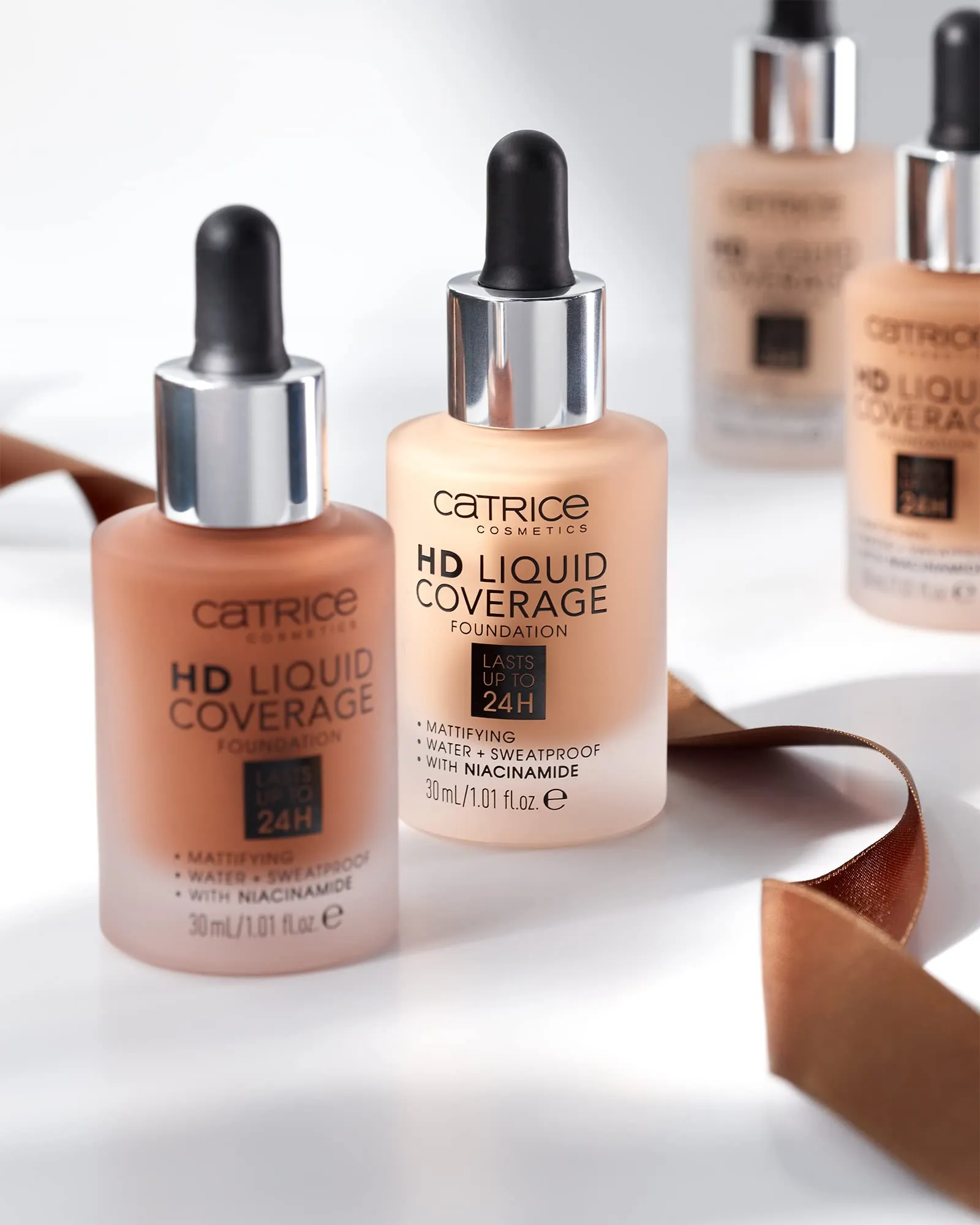 Catrice | HD Liquid Coverage Foundation | High & Natural Coverage | Vegan & Cruelty Free (044 | Deeply Rose)