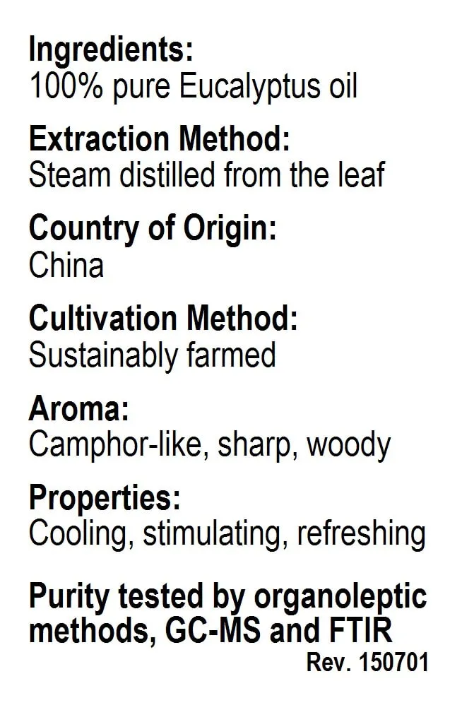 Eucalyptus Essential Oil, oz