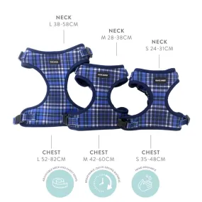 Frank Barker Harness Blue Plaid L