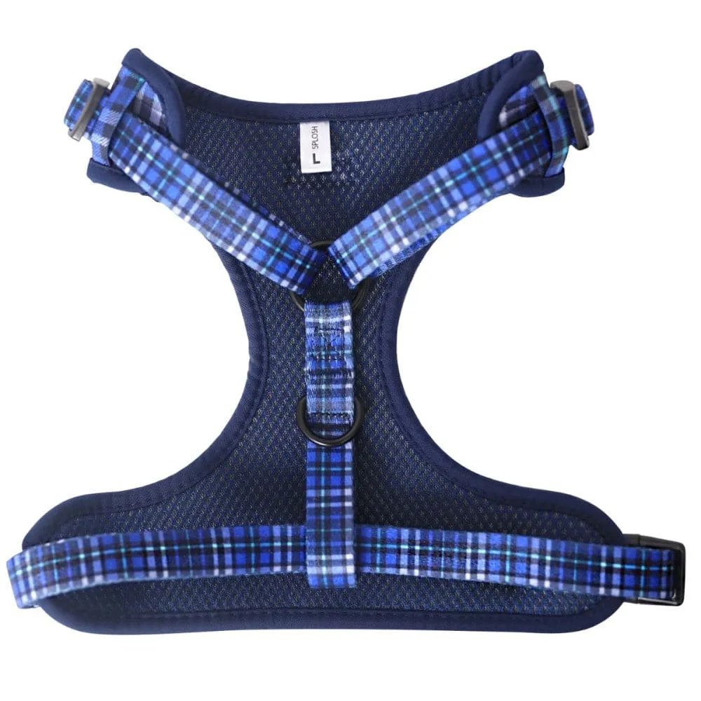 Frank Barker Harness Blue Plaid L