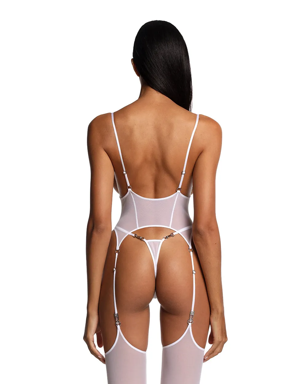Garter Belt "Imani" White