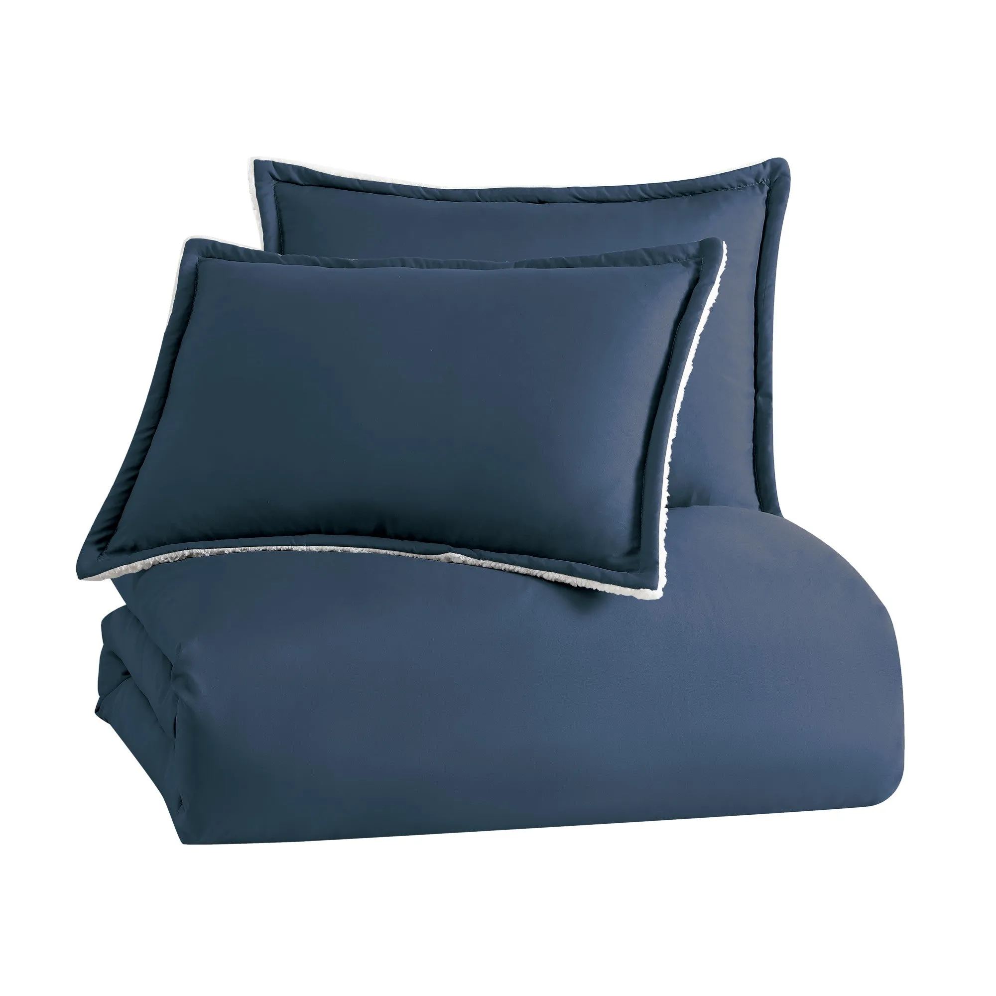 G.H. Bass & Co. Puffer Sherpa Comforter Set