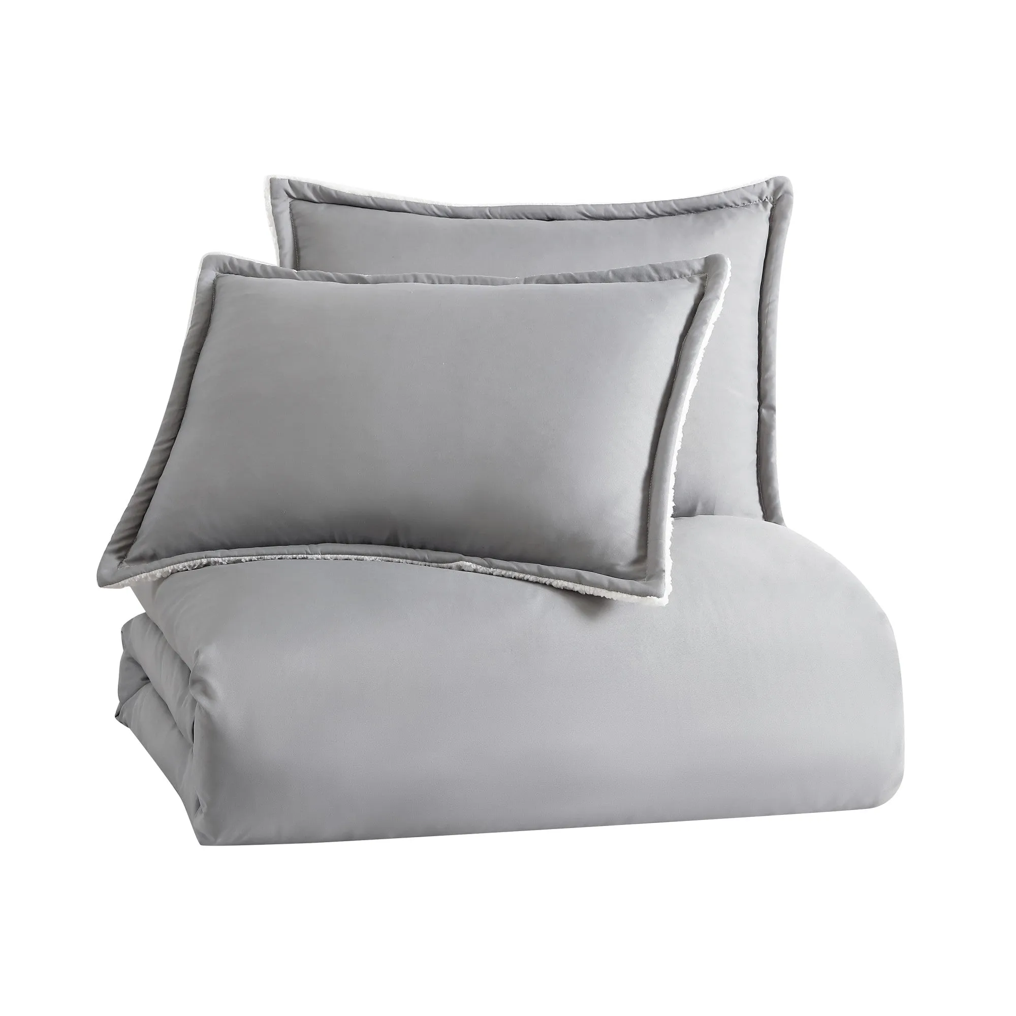 G.H. Bass & Co. Puffer Sherpa Comforter Set
