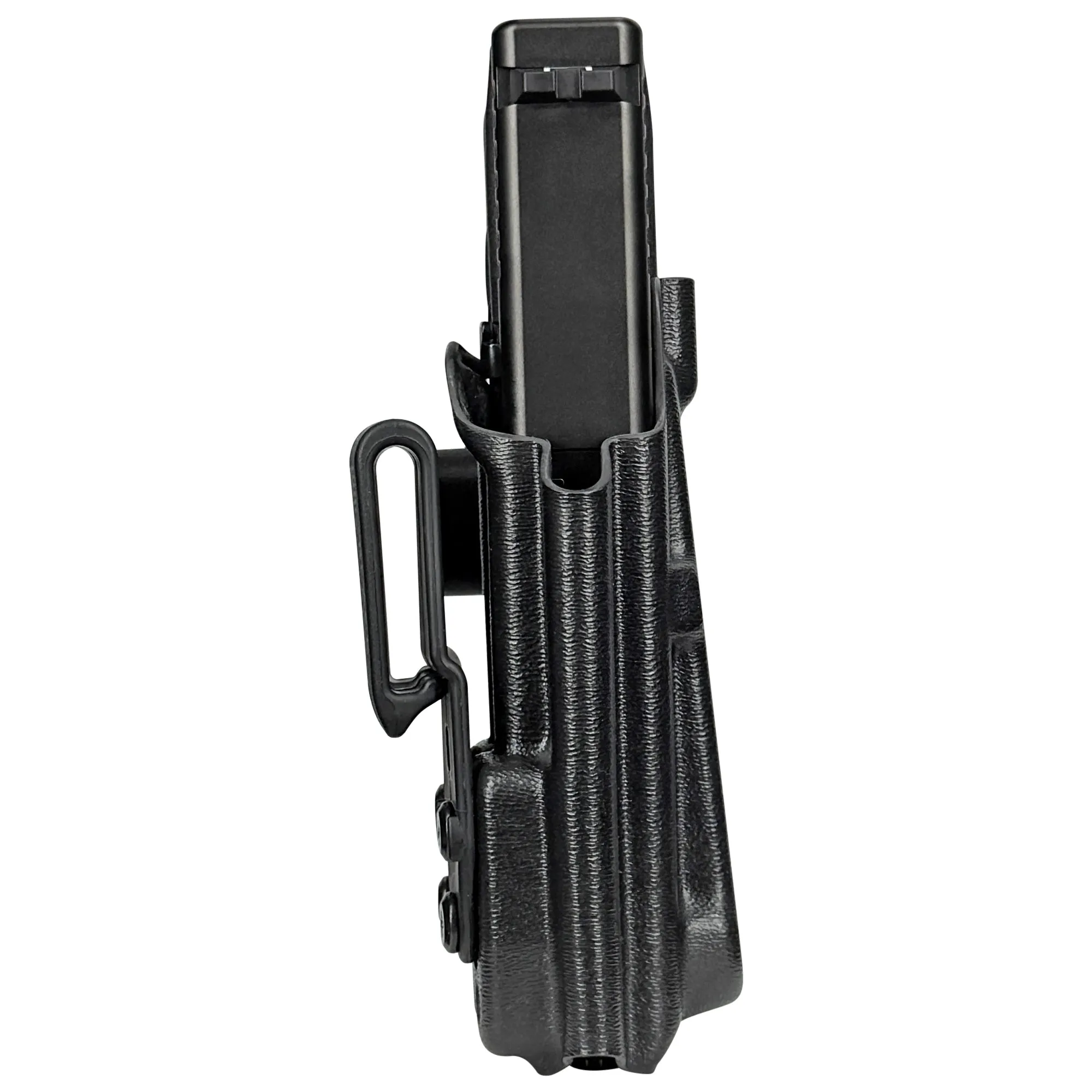 Glock 19, 23, 45 (Gen-5) AIWB Dual Clip X Holster