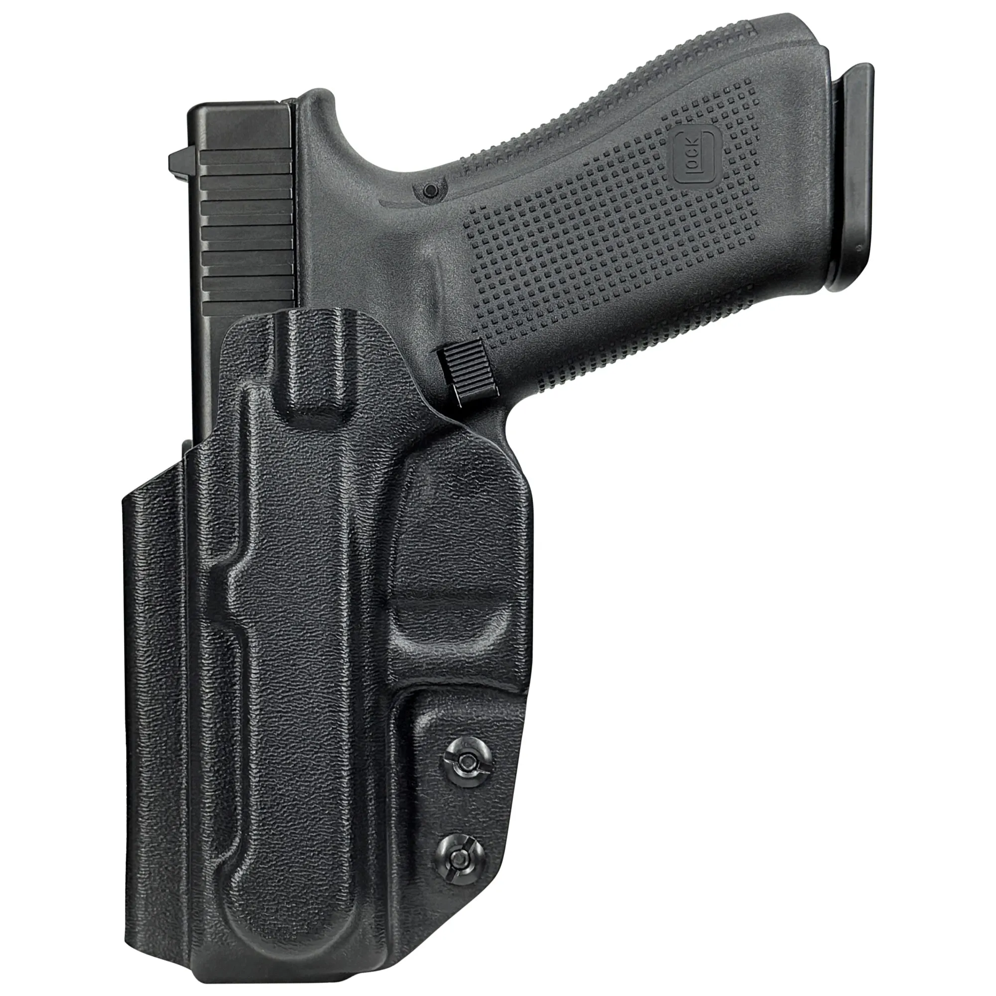 Glock 19, 23, 45 (Gen-5) AIWB Dual Clip X Holster