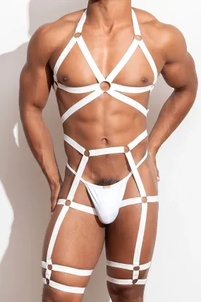 GUILTY Full Body Harness /White