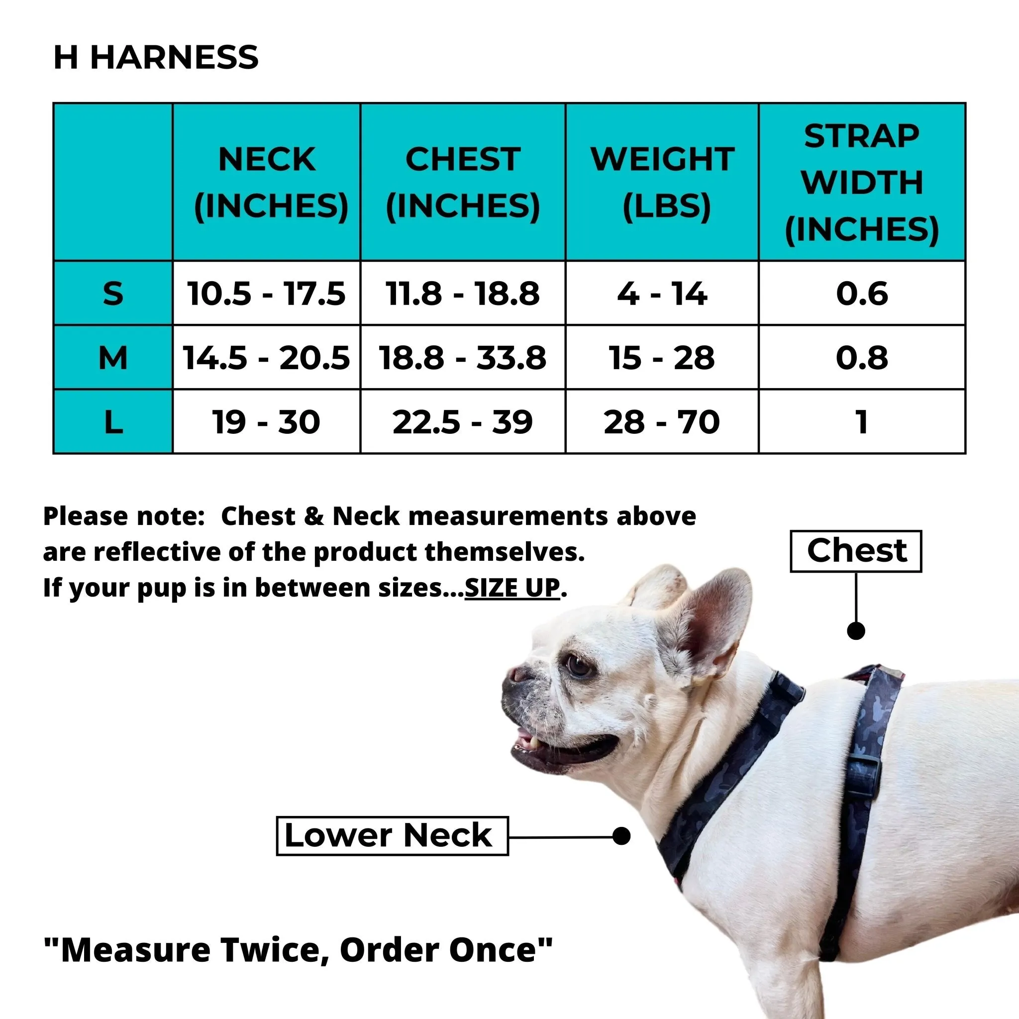 H Dog Harness | Orange Camo Chic (SHēk)