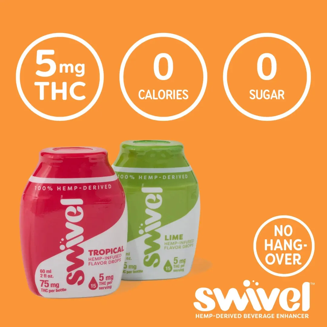Hemp-Infused Beverage Enhancers - Mixed Flavors