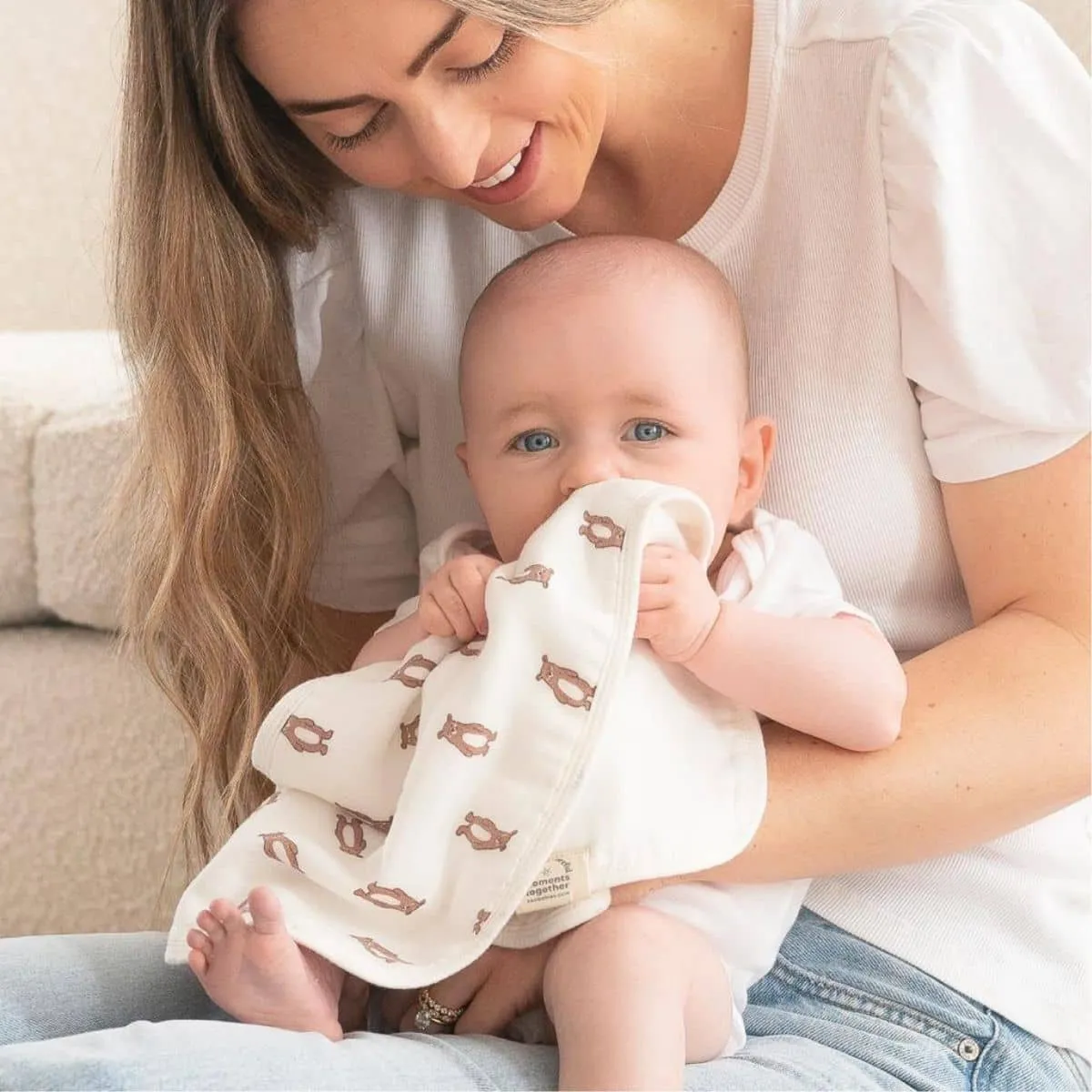 KeaBabies Softe Muslin Burp Cloths - Pets & Paws