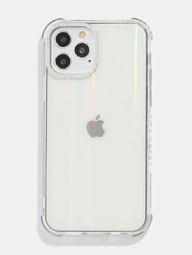 Minimal Subtle Holo Shock iPhone Case