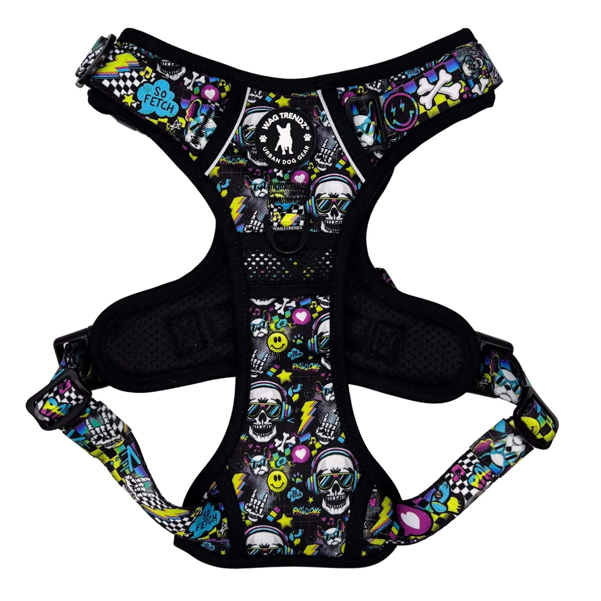 No Pull Dog Harness With Handle | Skull Society