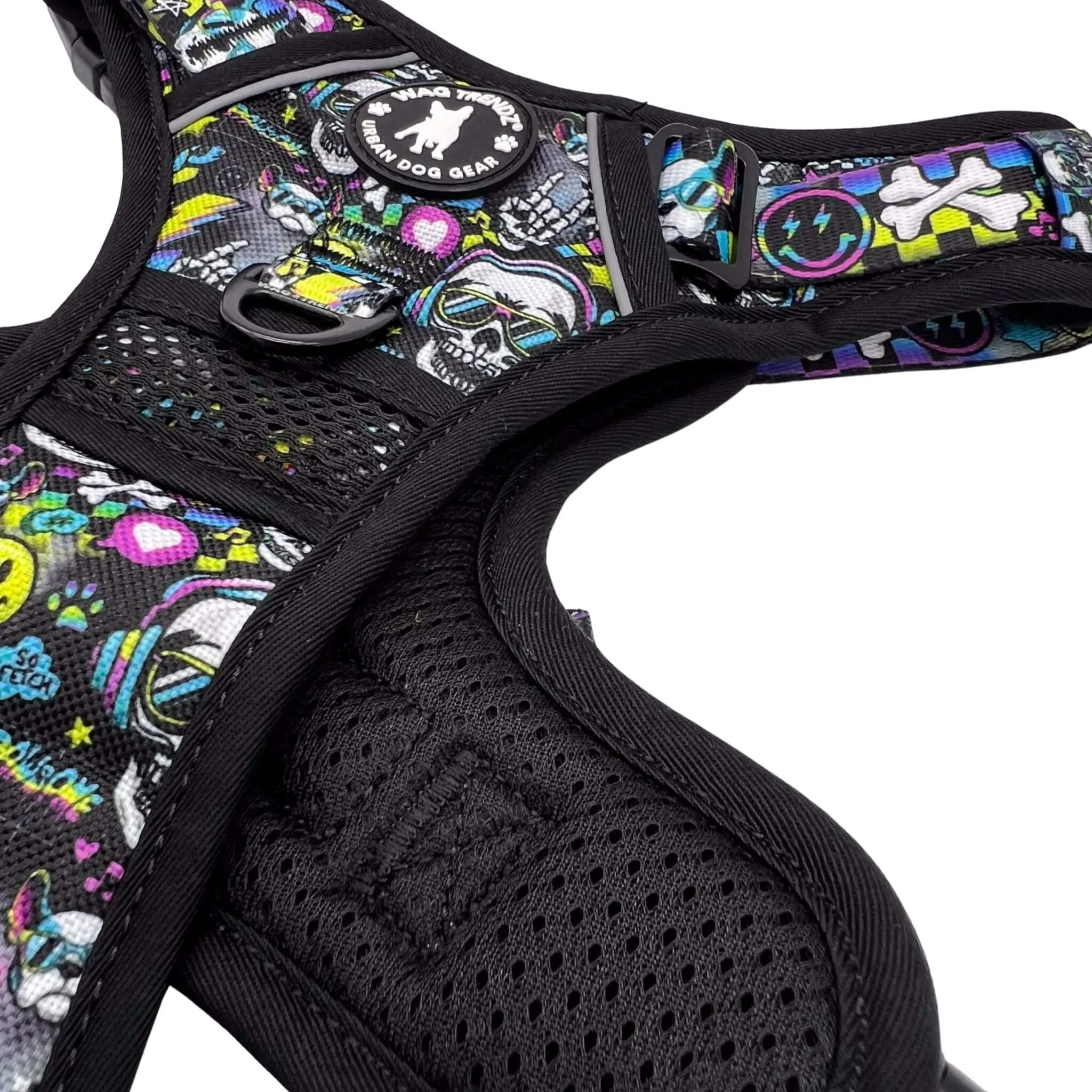No Pull Dog Harness With Handle | Skull Society
