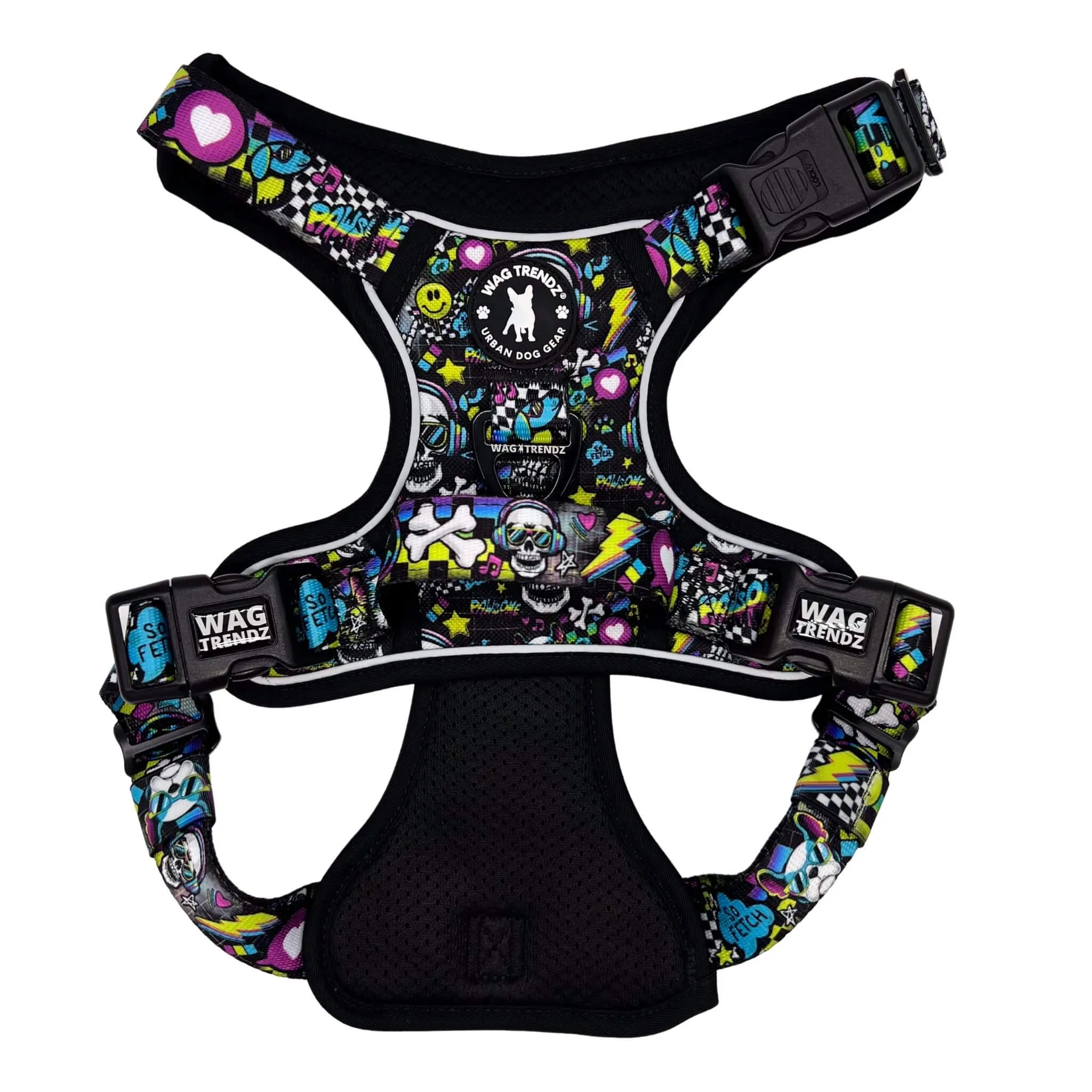 No Pull Dog Harness With Handle | Skull Society
