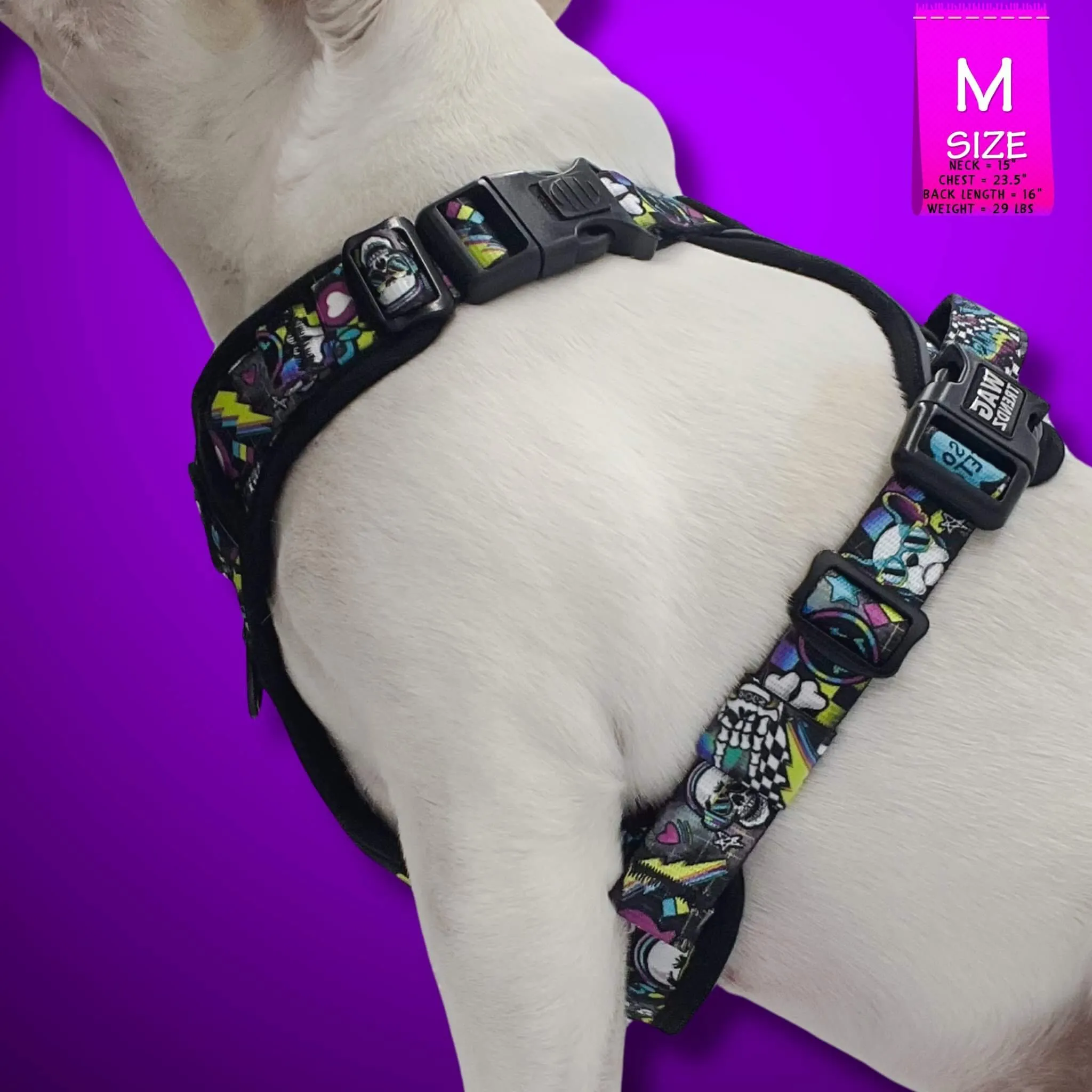 No Pull Dog Harness With Handle | Skull Society