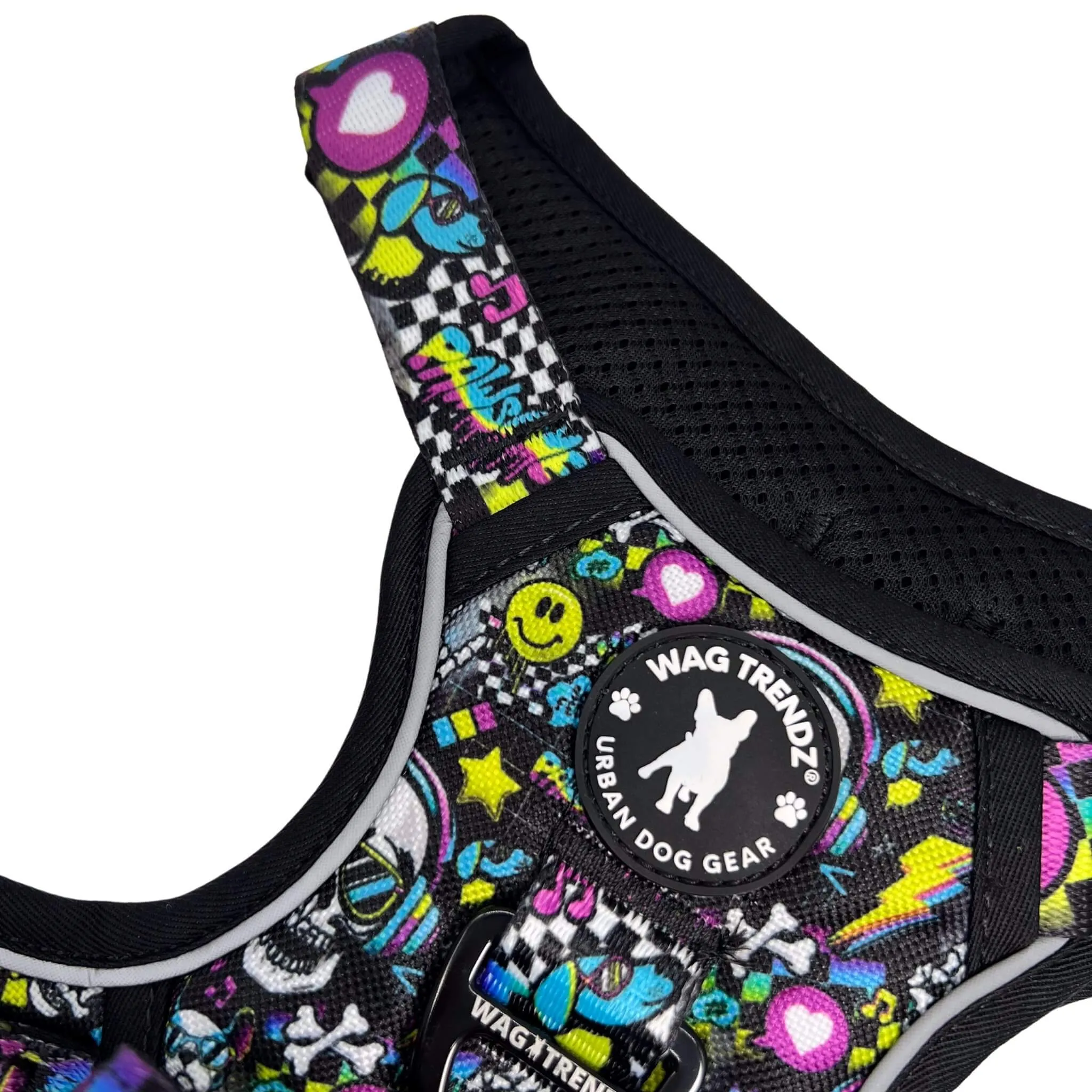 No Pull Dog Harness With Handle | Skull Society