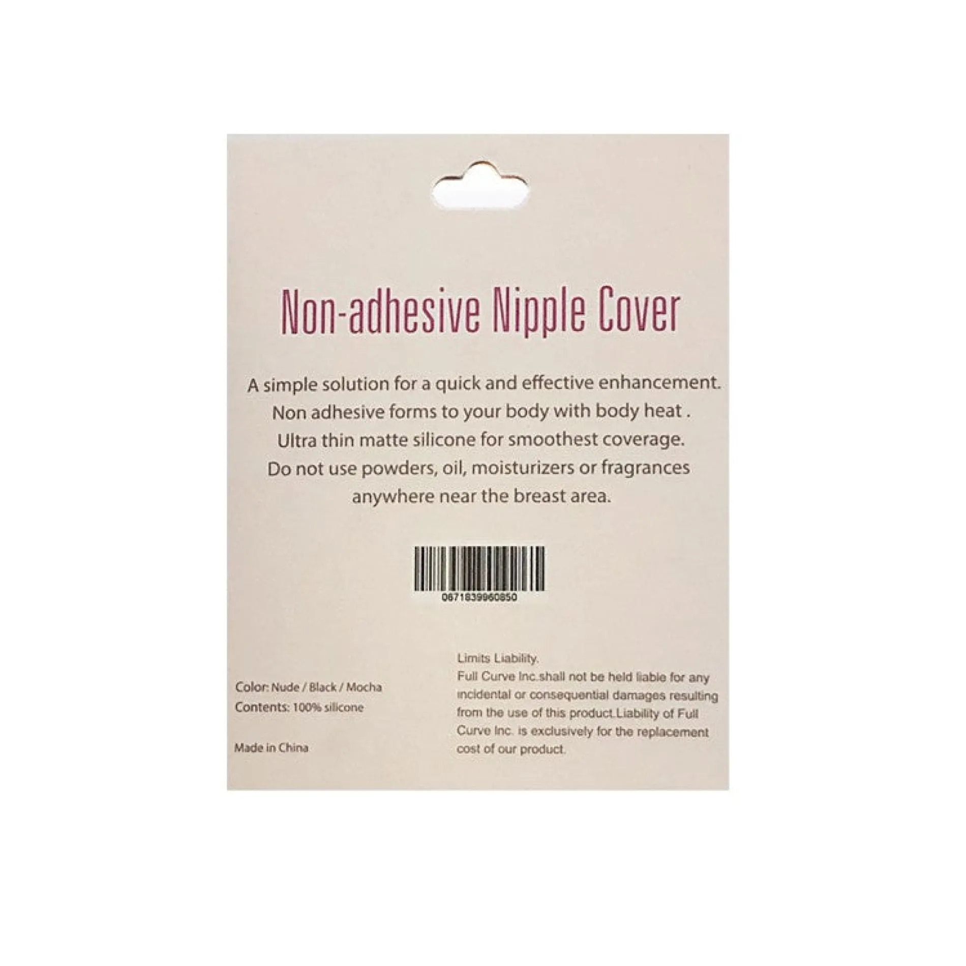 Non-Adhesive Nipple Covers