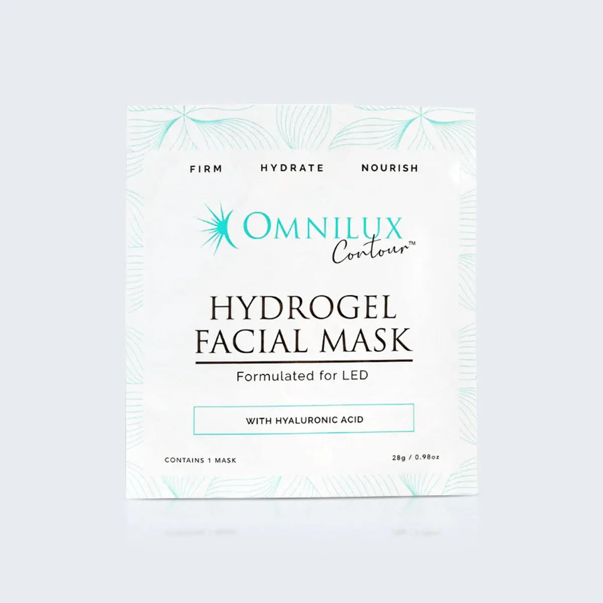 Omnilux Hydrogel Facial Mask 1 Package