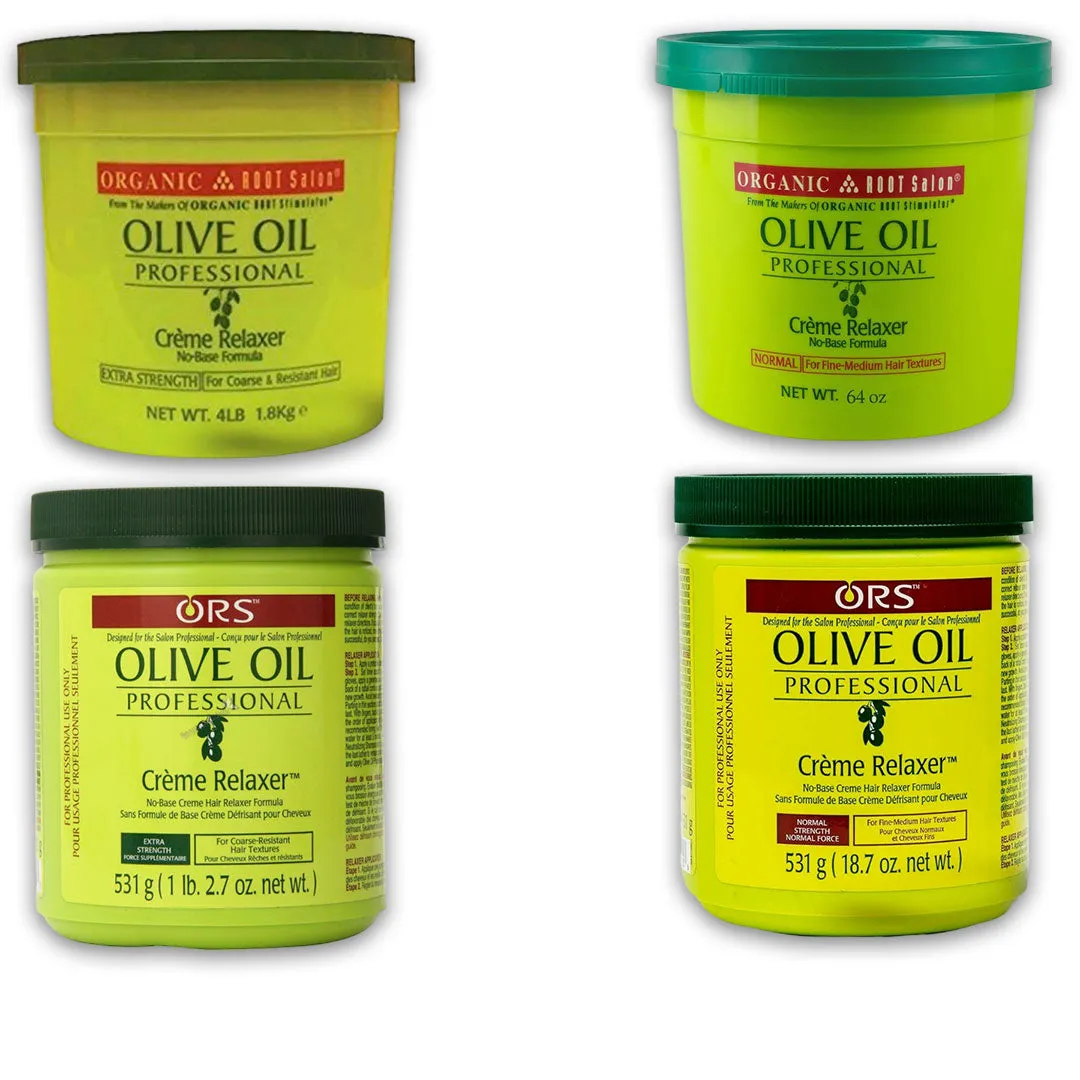 ORS Olive Oil Professional Creme Hair Textures Relaxer No-Base Formula Full Range