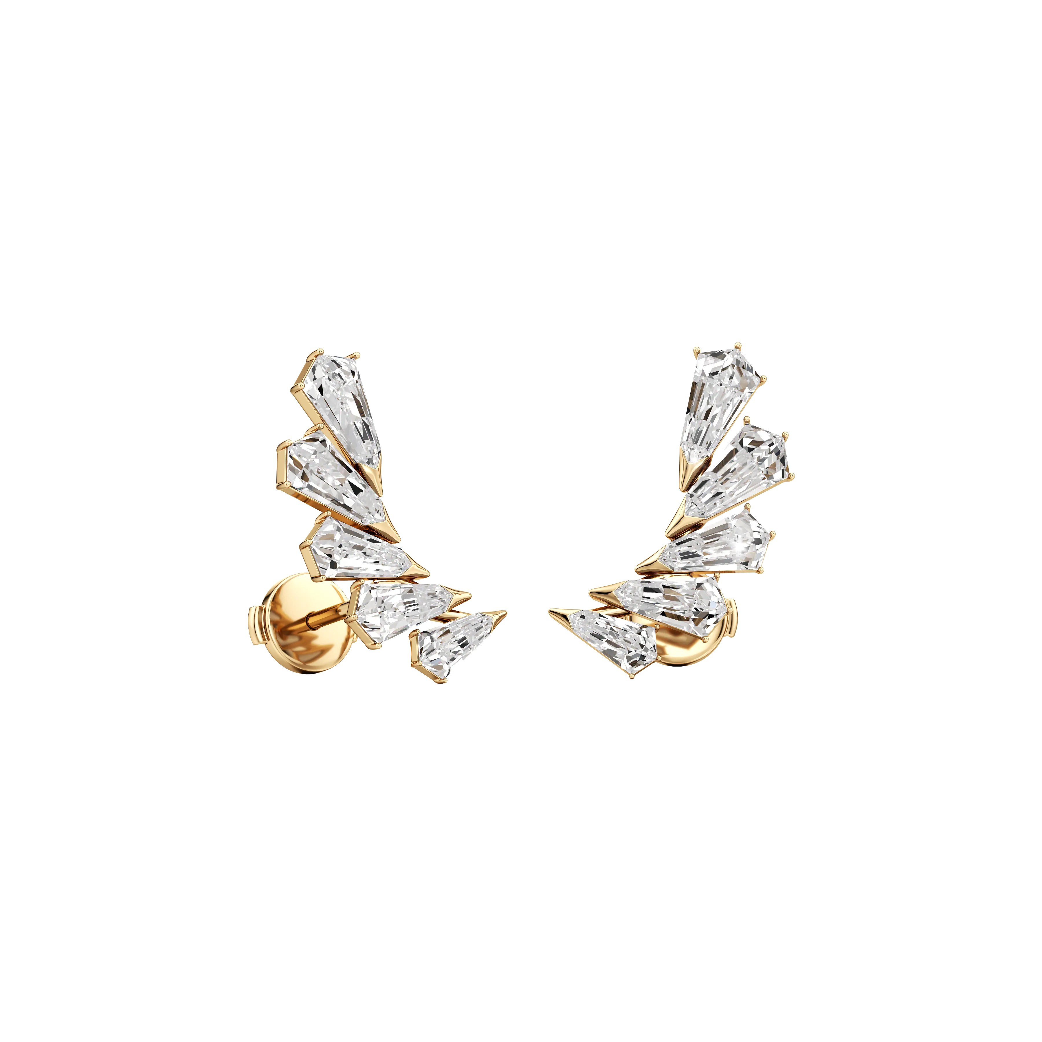 Phoenix wing earrings
