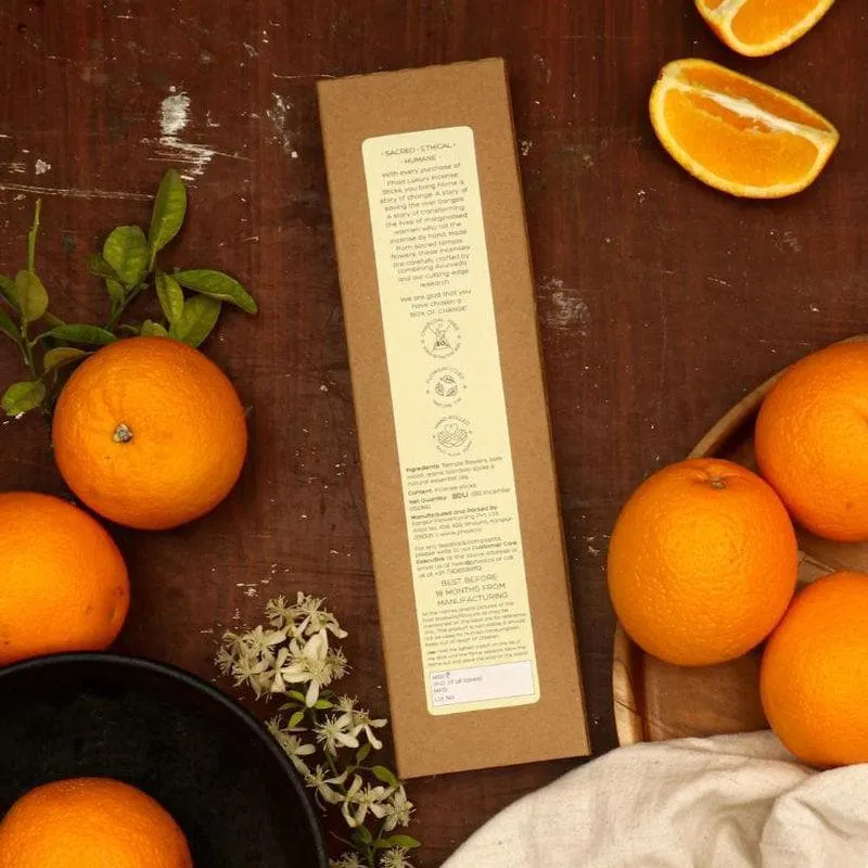 Phool Natural Incense Sticks Refill pack - Orange