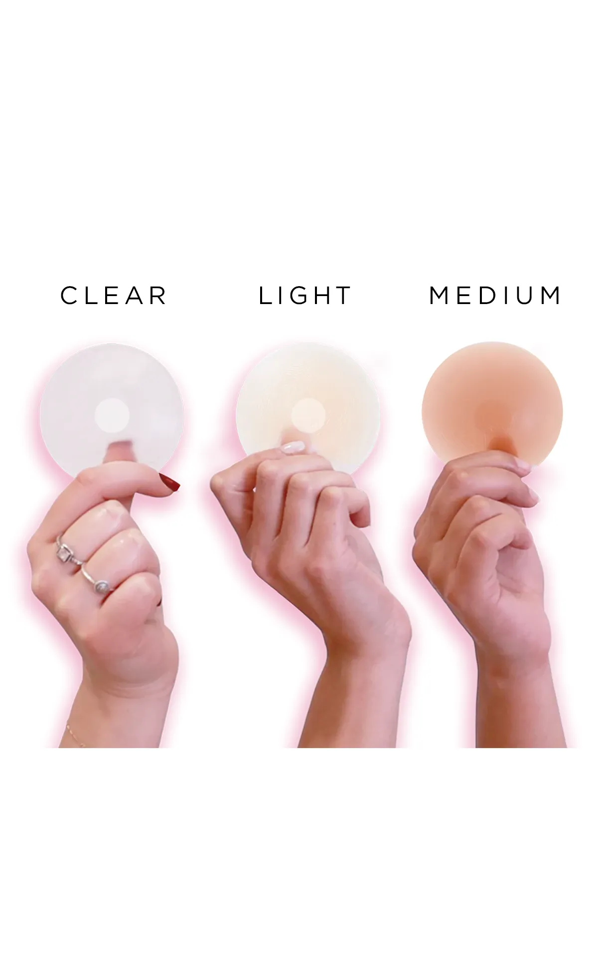 Silicone Nipple Covers Medium