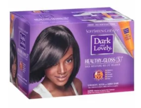 SOFTSHEEN CARSON  DARK & LOVELY HEALTHY GLOSS RELAXER KIT SUP