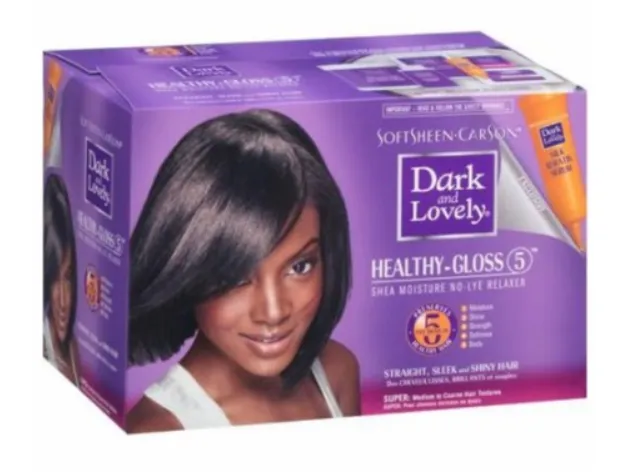 SOFTSHEEN CARSON  DARK & LOVELY HEALTHY GLOSS RELAXER KIT SUP