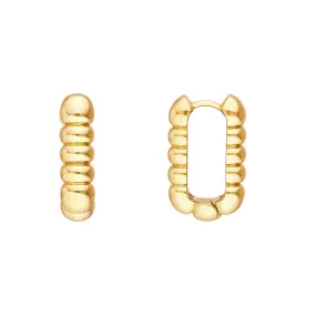 Textured Rectangular Hoops