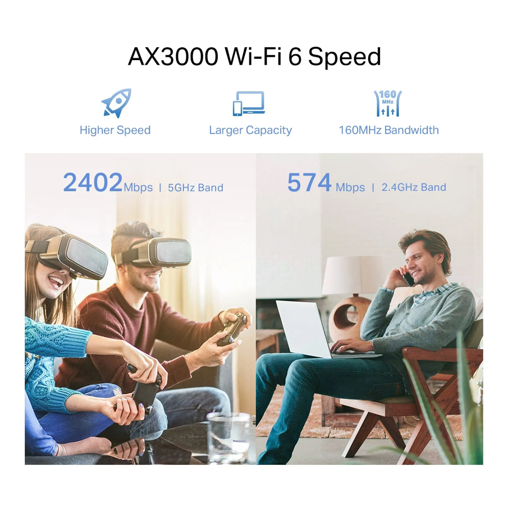 TP-Link RE705X AX3000 Mesh WiFi 6 Extender