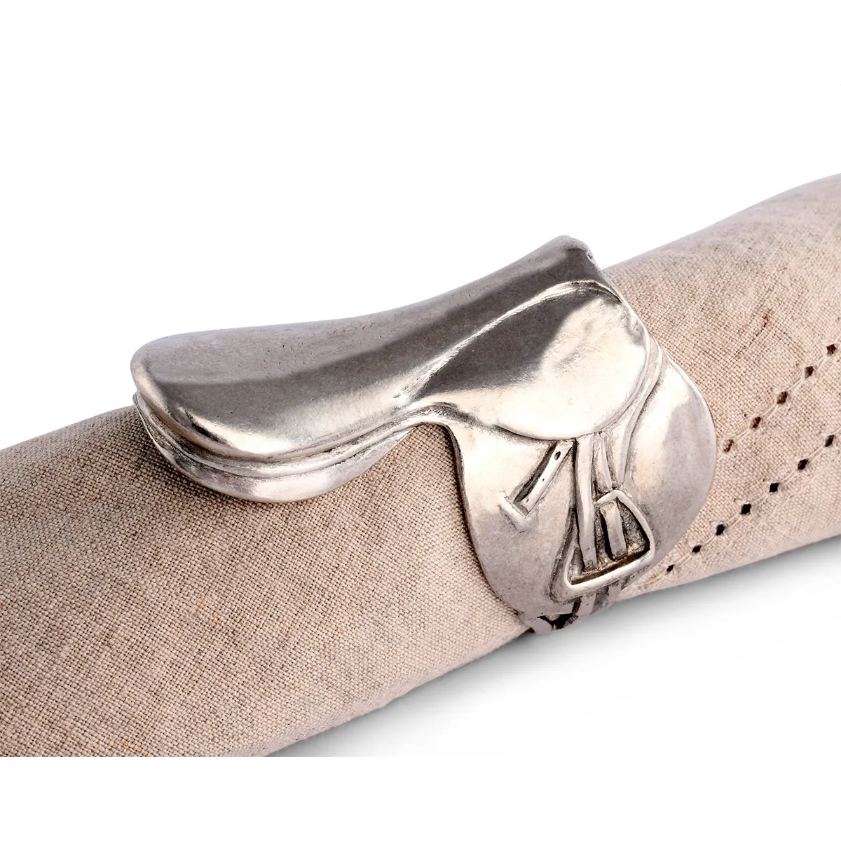 Vagabond House English Saddle Napkin Ring