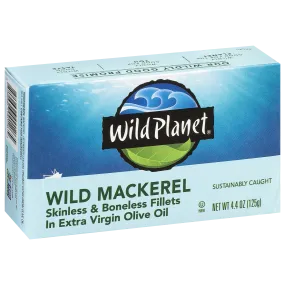 Wild Mackerel Fillets In Extra Virgin Olive Oil