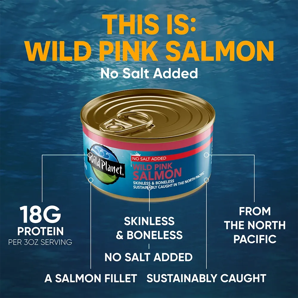 Wild Pink Salmon No Salt Added
