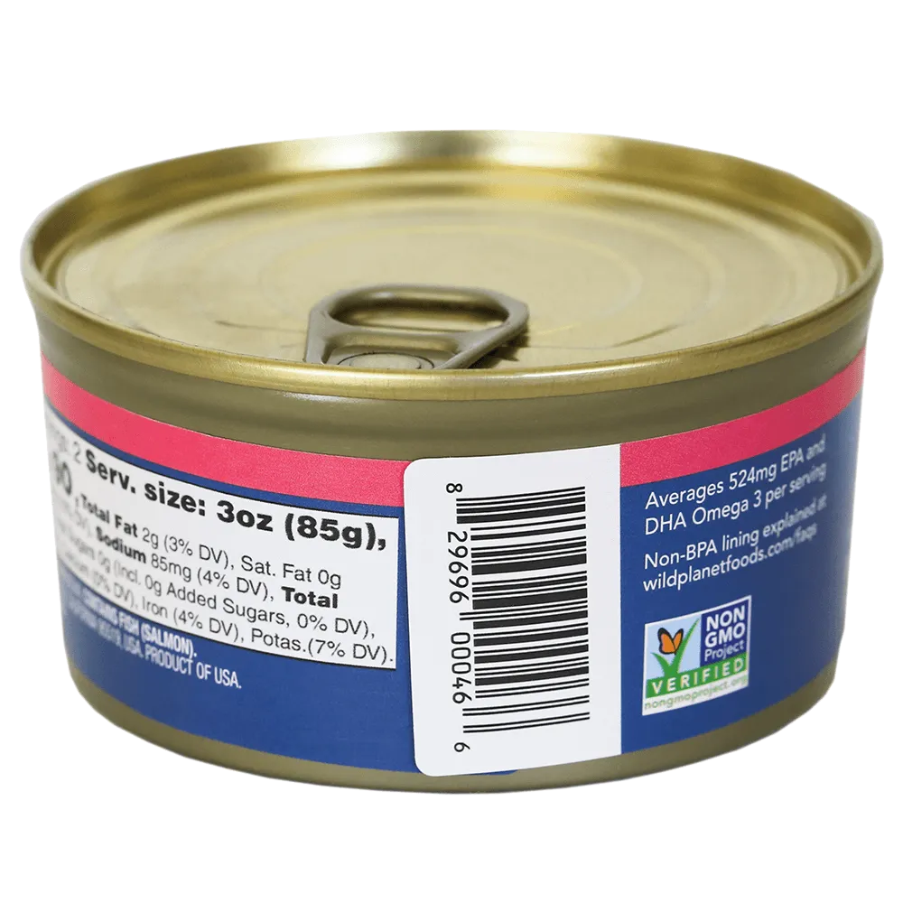 Wild Pink Salmon No Salt Added