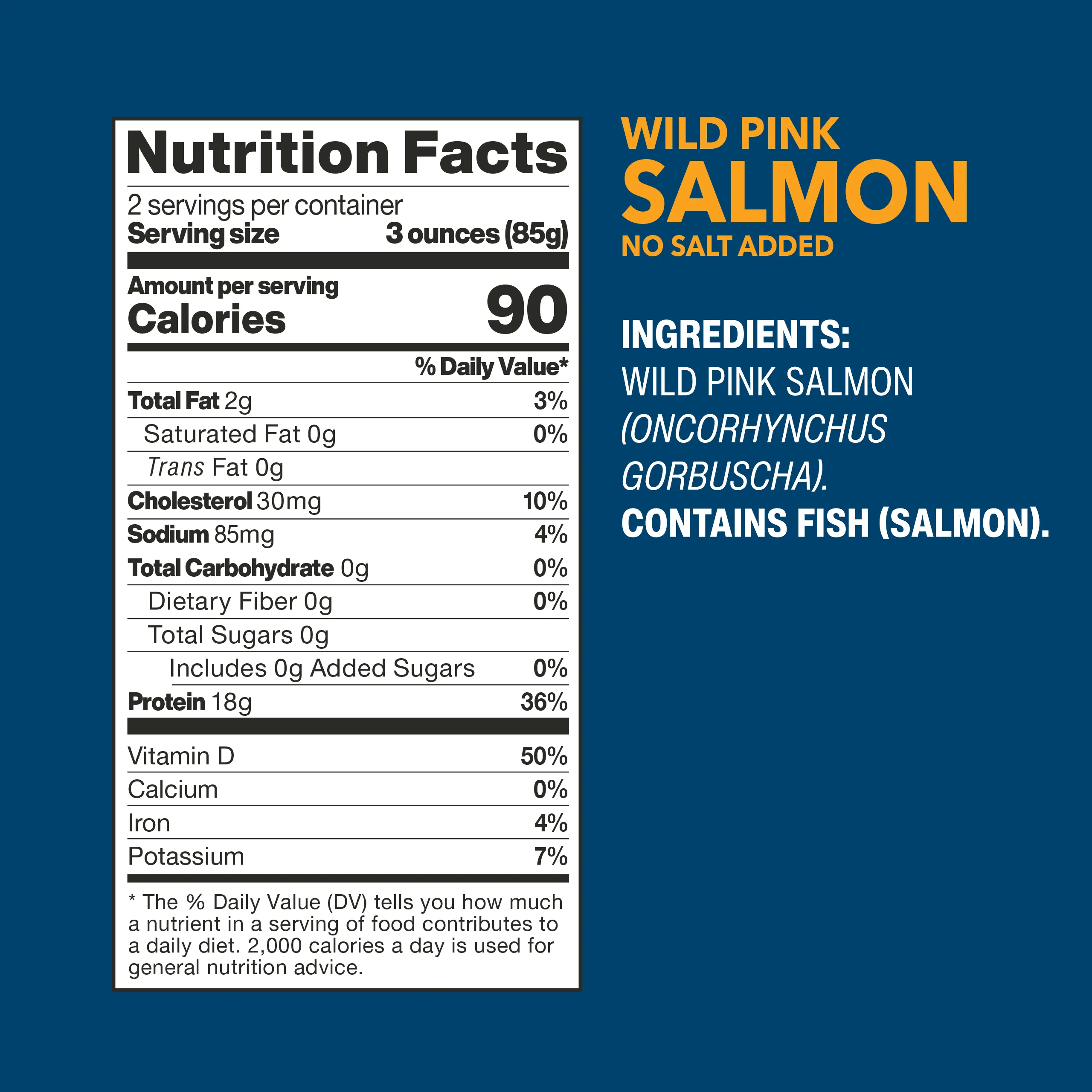 Wild Pink Salmon No Salt Added
