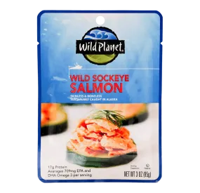 Wild Sockeye Salmon Single-Serve Pouch