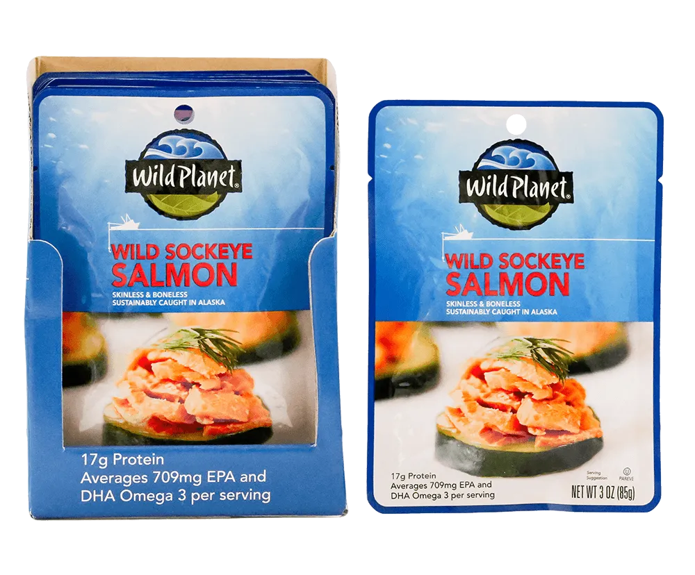 Wild Sockeye Salmon Single-Serve Pouch